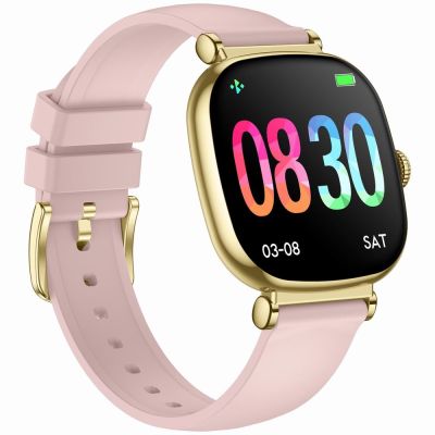 9. Smartwatch Gravity Gold Bracelet + Strap GT32-1