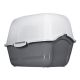 7. DIAMENTIQ BAYA litter box light gray/dark gray - cat litter box