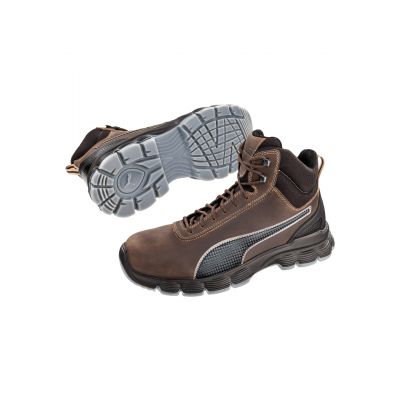 4. Puma Cordur Brown Mid M MLI-S14B9 dark brown shoes