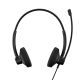 11. EPOS IMPACT 100 MS Stereo Wired On-Ear Headphones USB-C + USB-A