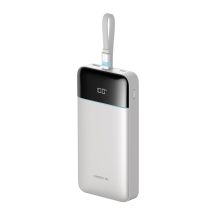 Cuktech LPB252N 120W 25000mAh Powerbank with Built-in USB-C Cable - White