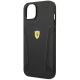 6. Ferrari FEHCP14MRBUK iPhone 14 Plus 6.7" black/black hardcase Leather Stamp Sides