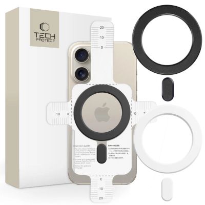 Ring Tech-Protect MMP-100 with MagSafe (2 pcs.) - white - black