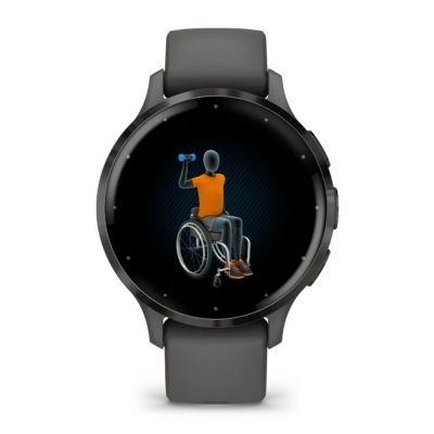 6. Garmin Venu 3S Pebble Gray Watch