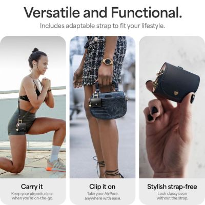 7. Spigen Cyrill Mini Bag for AirPods 4 - Black