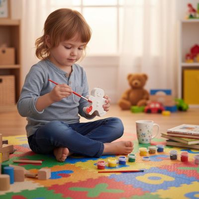 6. DIY PLASTER DECORATION COOKIE PAINT