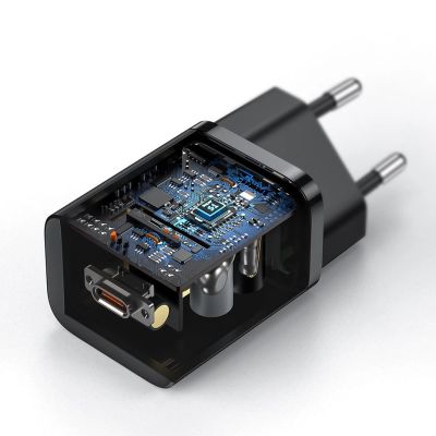 19. Baseus Super Si 1C fast charger USB Type C 25W Power Delivery Quick Charge black (CCSP020101)