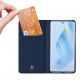 2. Dux Ducis Skin Pro Case for Honor Magic5 Flip Card Wallet Stand Blue
