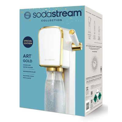 3. Sodastream ART white gold with 1L PET bottle