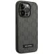 4. Karl Lagerfeld Saffiano Mono Metal Logo iPhone 14 Pro Max 6.7" Case - Gray