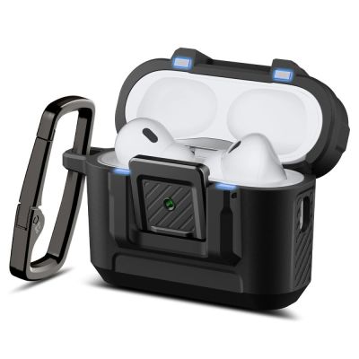 3. Spigen Lock Fit Case for AirPods Pro 3 - Black