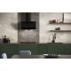MAAN Vertical Eco Duo Glass hood, black glass front, 60 cm wide.