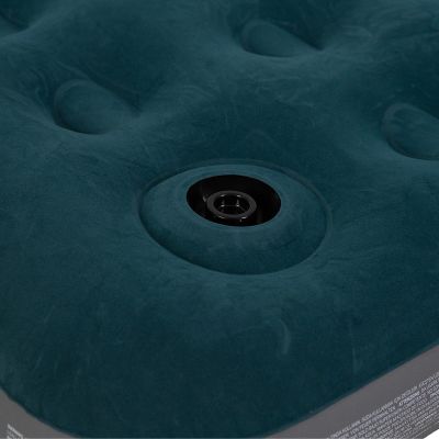 11. FLOCKED MATTRESS FOR 1-PERSON WITH BUILT-IN FOOT PUMP 191x99x22CM 24679