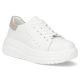 Women's leather platform shoes white Filippo DP6739