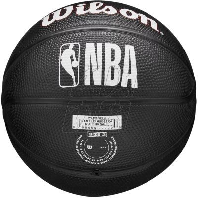 4. Basketball Wilson Team Tribute Miami Heat Mini Ball Jr. WZ4017607XB