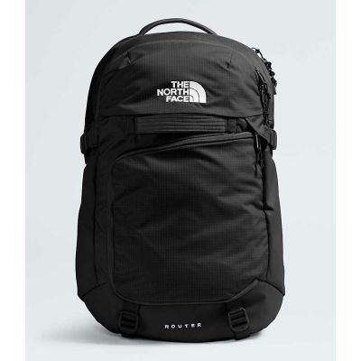 3. The North Face Router Backpack Black Nylon, Recycled Polyester