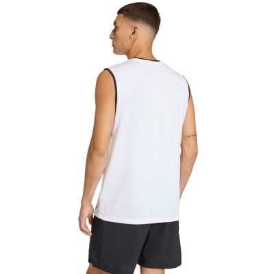 3. Men's adidas Entrada 26 Sleeveless Jersey White KB3928