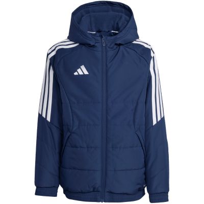 10. adidas Tiro 26 Winter navy blue kids' jacket KA8026