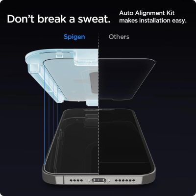 15. Spigen Glas.tR EZ Fit Tempered Glass for iPhone 12 / iPhone 12 Pro - 2 pcs.
