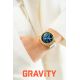 10. Smartwatch Gravity Gold Strap and Bracelet GT5-2