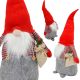 6. DECORATIVE SANTA CLAUS 50CM BOY WITH BAG AND ROWNBERRY