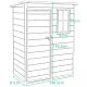 15. PVC GARDEN TOOL HOUSE 152x91x192.5CM
