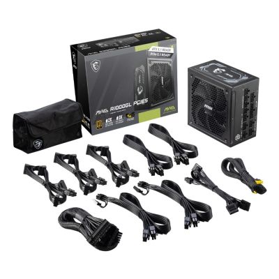 5. MSI PC MSI MAG A1000GL PCIE5 Power Supply (306-7ZP9B11-CE0)