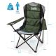 7. LUX FOLDING CAMPING CHAIR 60X60X105CM GREEN-BLACK