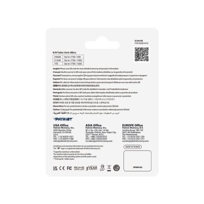 6. Patriot EP CFexpress 2.0 Type B 1TB 1750MB/s
