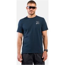 Men's short-sleeve ODLO T-shirt crew neck s/s COTTON BLEND ODLO FLAGS navy blue