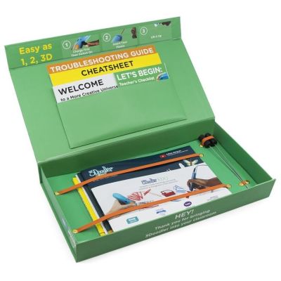 2. 3Doodler Start EDU Plastic Blue, Cyan, Green, Gray, Orange, Red, White, Yellow
