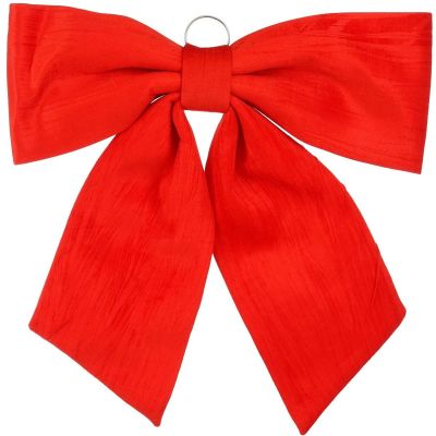 4. RED DECORATIVE BOW 67x72x9CM MICA