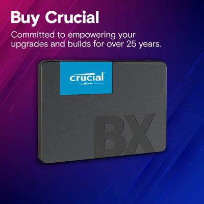 6. Crucial BX500 4TB 2.5" SATA 3D NAND