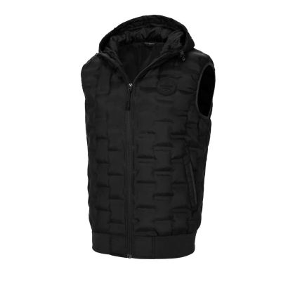 Men's black Pit Bull Eclipse Hooded vest - 5240129