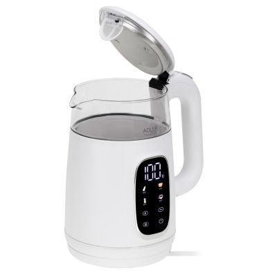 15. ADLER AD 1305 electric kettle white and silver
