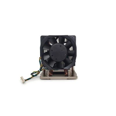 3. Inter-Tech J-12 Processor Air Cooler 8 cm Black, Silver 1 pc.