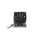 3. Inter-Tech J-12 Processor Air Cooler 8 cm Black, Silver 1 pc.