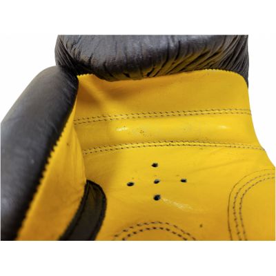 3. (W) TOP TEN FIGHT RTT-2 Boxing Gloves 10 oz Black and Yellow