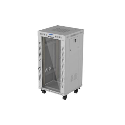 14. LANBERG FLOOR RACK CABINET 19" 22U 600X600 GRAY