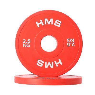 2. Olympic Bumper Plate 2x2.5kg Red HMS CBRS25