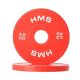 2. Olympic Bumper Plate 2x2.5kg Red HMS CBRS25