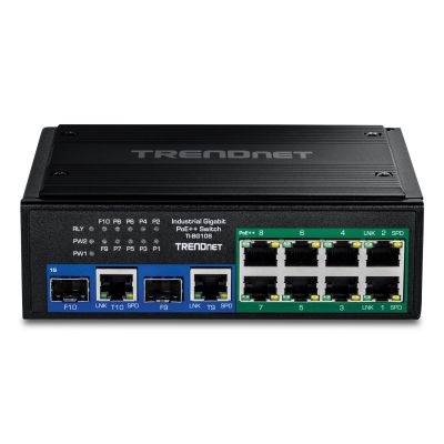 4. TRENDnet 10-PORT INDUSTRIAL GIGABIT 400W Switch