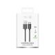 2. Puro TPE 12W USB-A - microUSB 1m Cable - Black