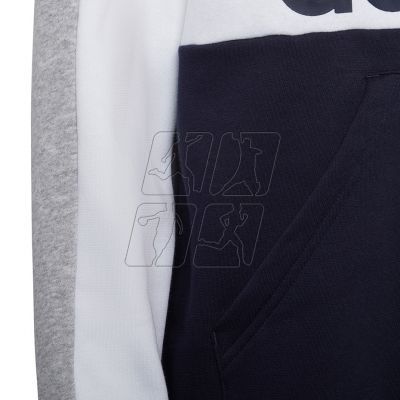 4. Adidas Colorblock Fleece Jr HC5659 sweatshirt