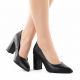 12. Black pumps with pointed toe, black Sergio Leone PB216