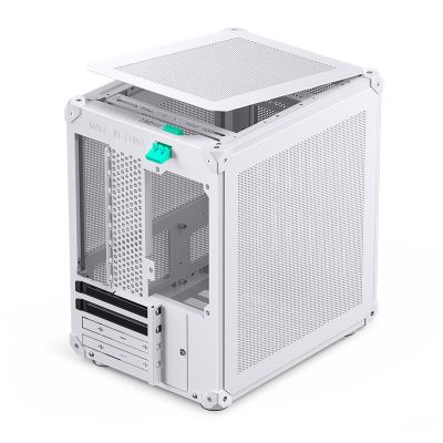 14. Jonsbo C6 Micro-ATX Computer Case - White