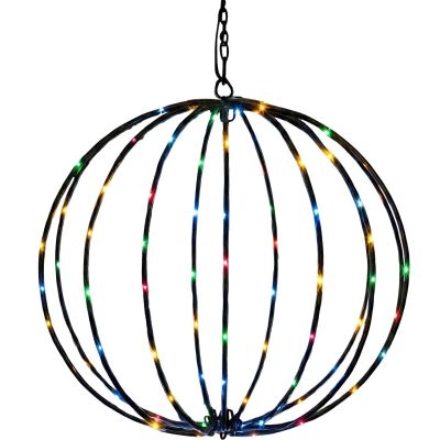 29. SOLAR HANGING LAMP BALL 30CM 120 LED MULTICOLOR