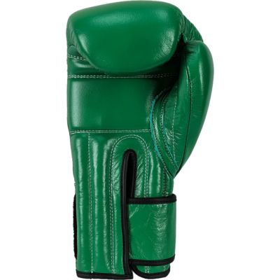 14. RBT-GREENSTRIKE Leather Boxing Gloves 12 oz Green