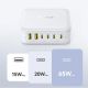 12. Baseus EnerFill FH21 120W Charging Station 4xUSB-C + 2xUSB-A - White