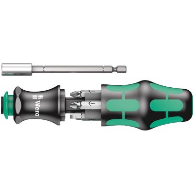 WERA 1/4" bit holder with magnet + 6 bits